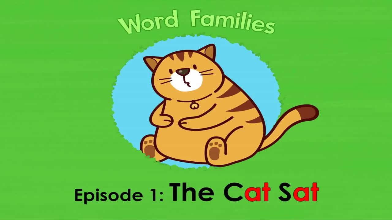 Word Families 1  The Cat Sat   Level 1   By Little Fox