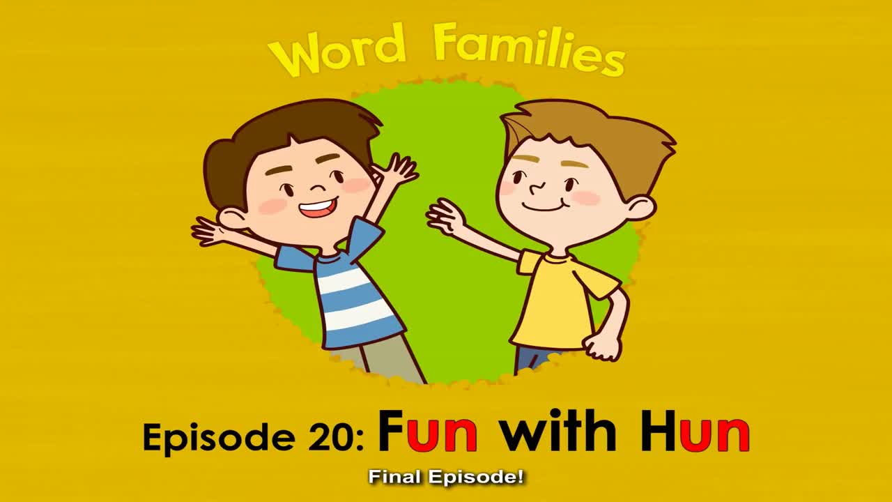 Word Families 20  Fun with Hun   Level 1   By Little Fox