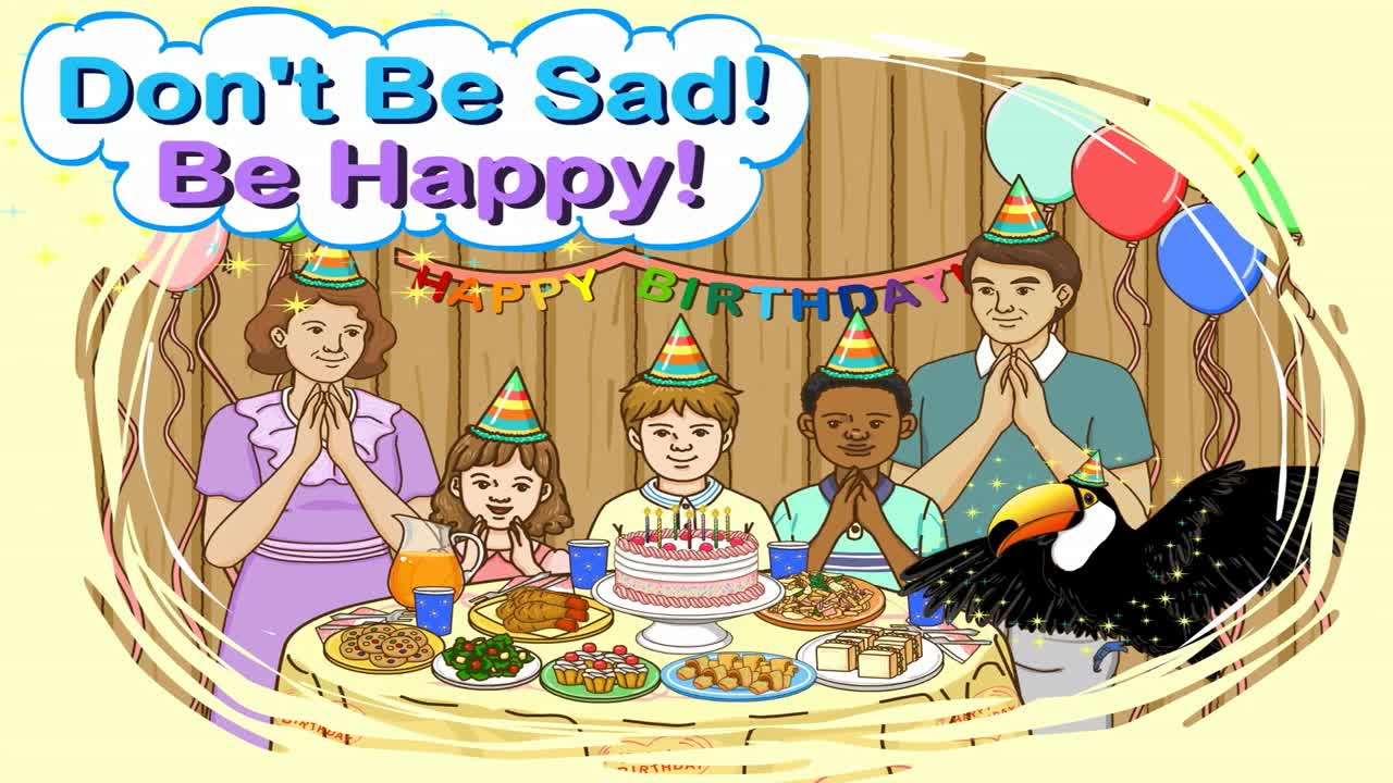 lv01-009 Don t Be Sad! Be Happy!