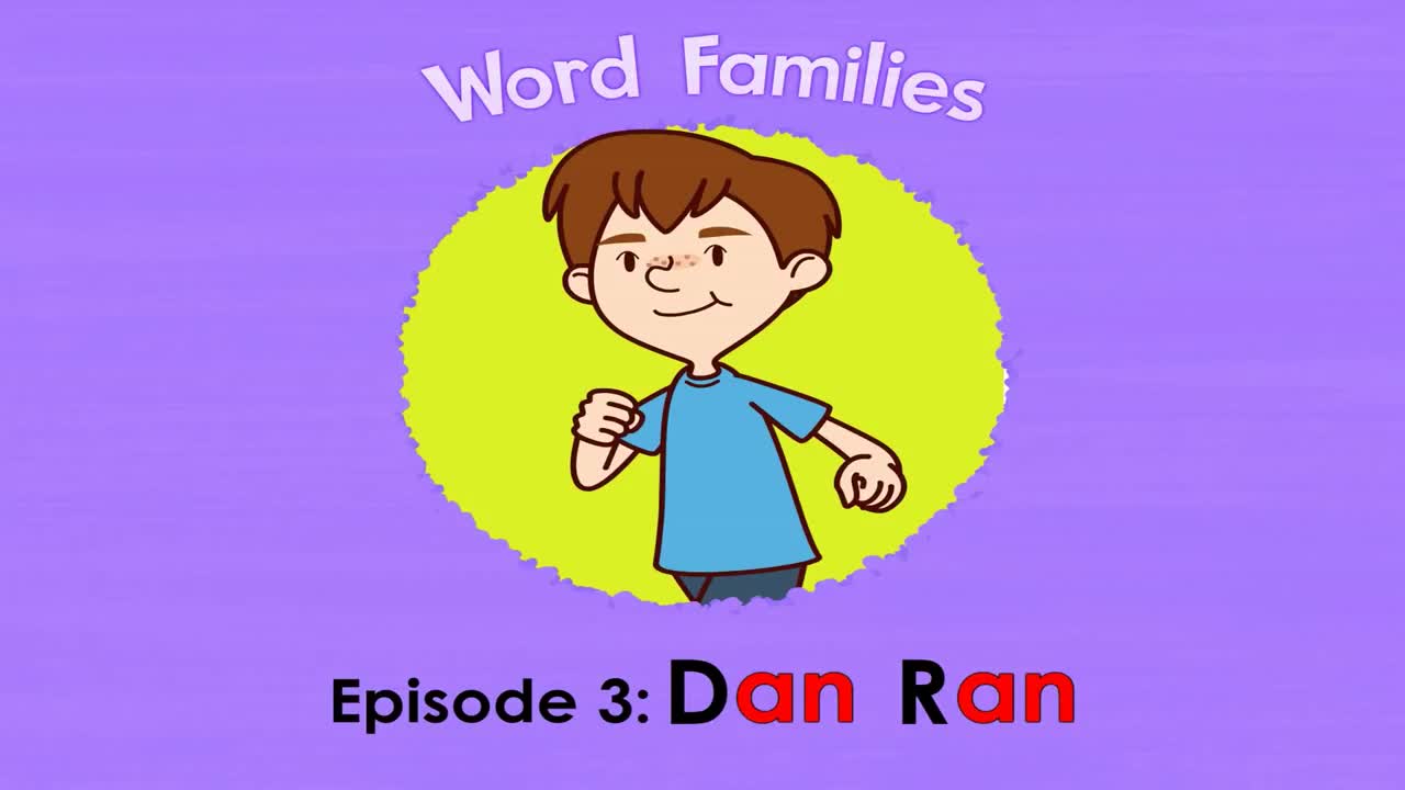 Word Families 3  Dan Ran   Level 1   By Little Fox